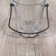 Crystal Ice Bucket Glass Size Stainless Steel Handle with Vintage Ice Tongs