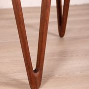 Table basse vintage en palissandre des années 1950 Design Tove & Edvard Kindt-Lars