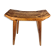 Swedish lacquered pine stool, 1970s