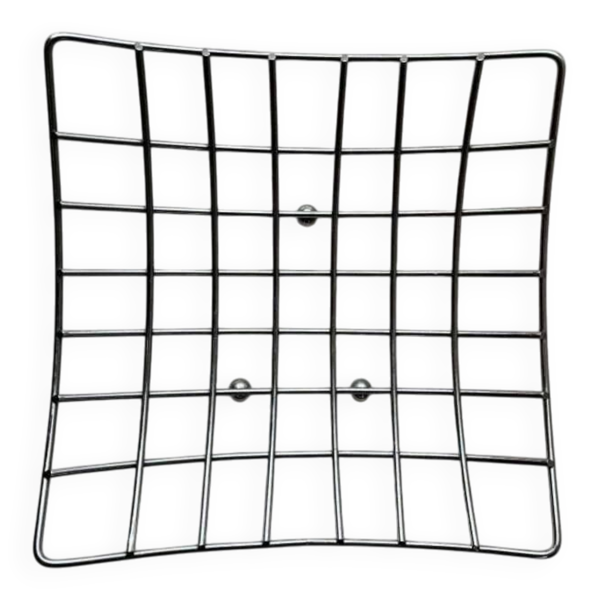 Memphis fruit bowl in chrome steel from the 1980s.