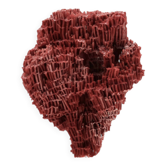 Red coral on resin base, 1970s