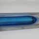 Vase Sommerso bleu en verre de Murano