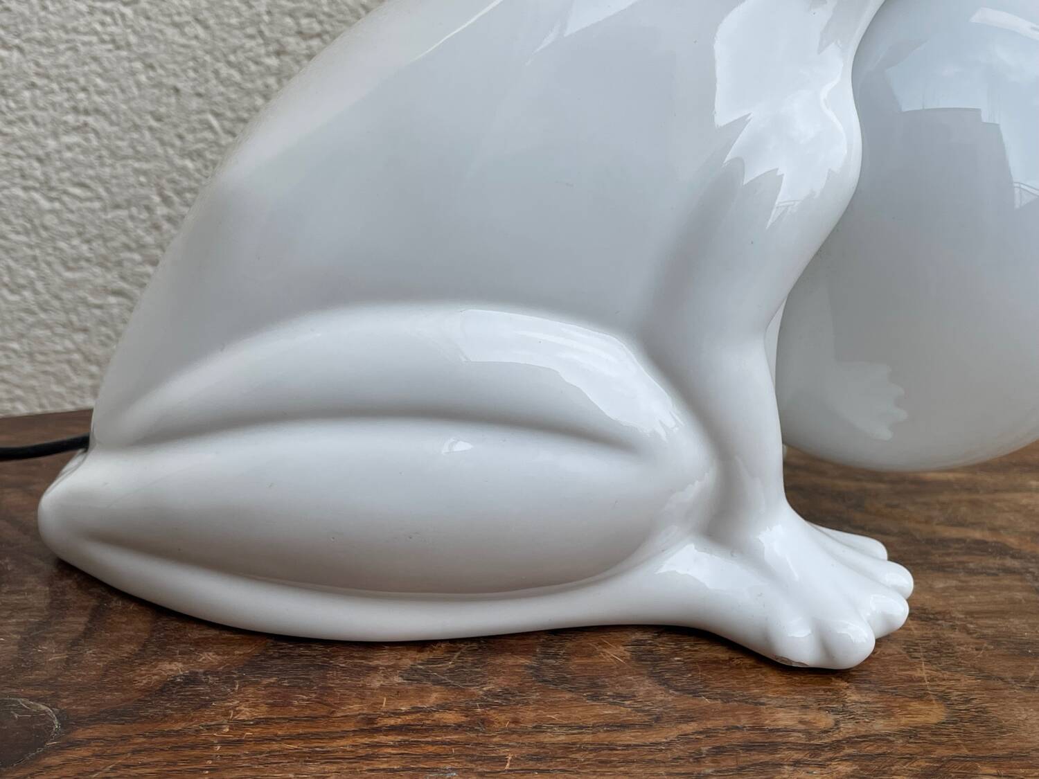 Vintage 80's frog lamp