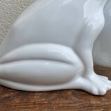 Vintage 80's frog lamp