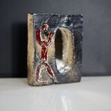 Miroir en céramique, Galerie Palissy, années 60