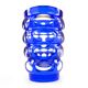 Mid-century modern vase, cobalt glass, Germany, 1950s
