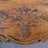 Panelling, ornamental pediment interior, 19th century.