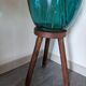 Tabouret tripode brutaliste rond