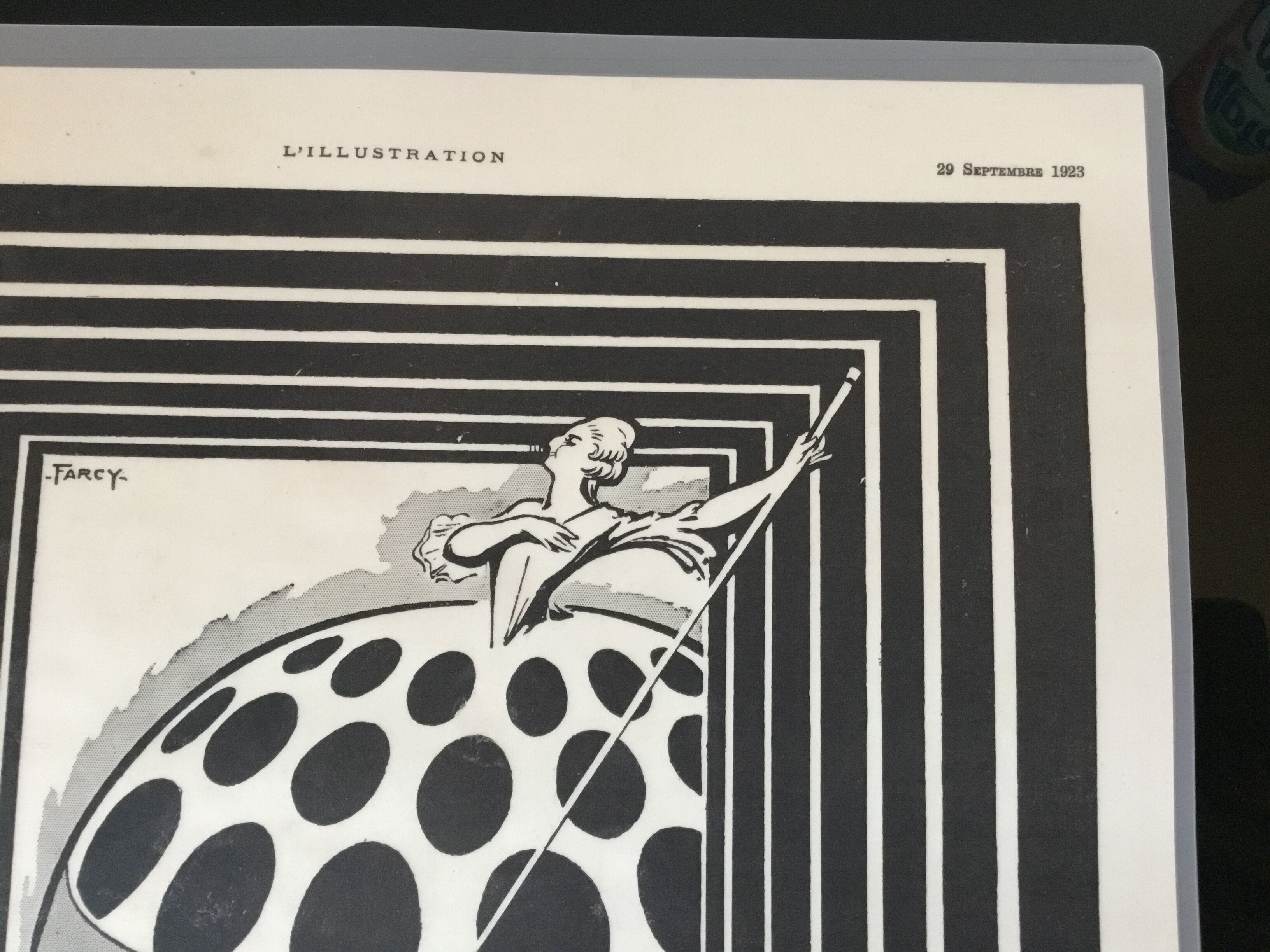 Vintage advertising to frame