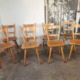 Set of 8 60s bistro chairs