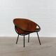 Chaise ballon vintage Lusch Mid Century Design 50er 60er