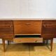 Mid-Century Retro Vintage Teak Sideboard by Stonehill Early 1960s  With Bar
