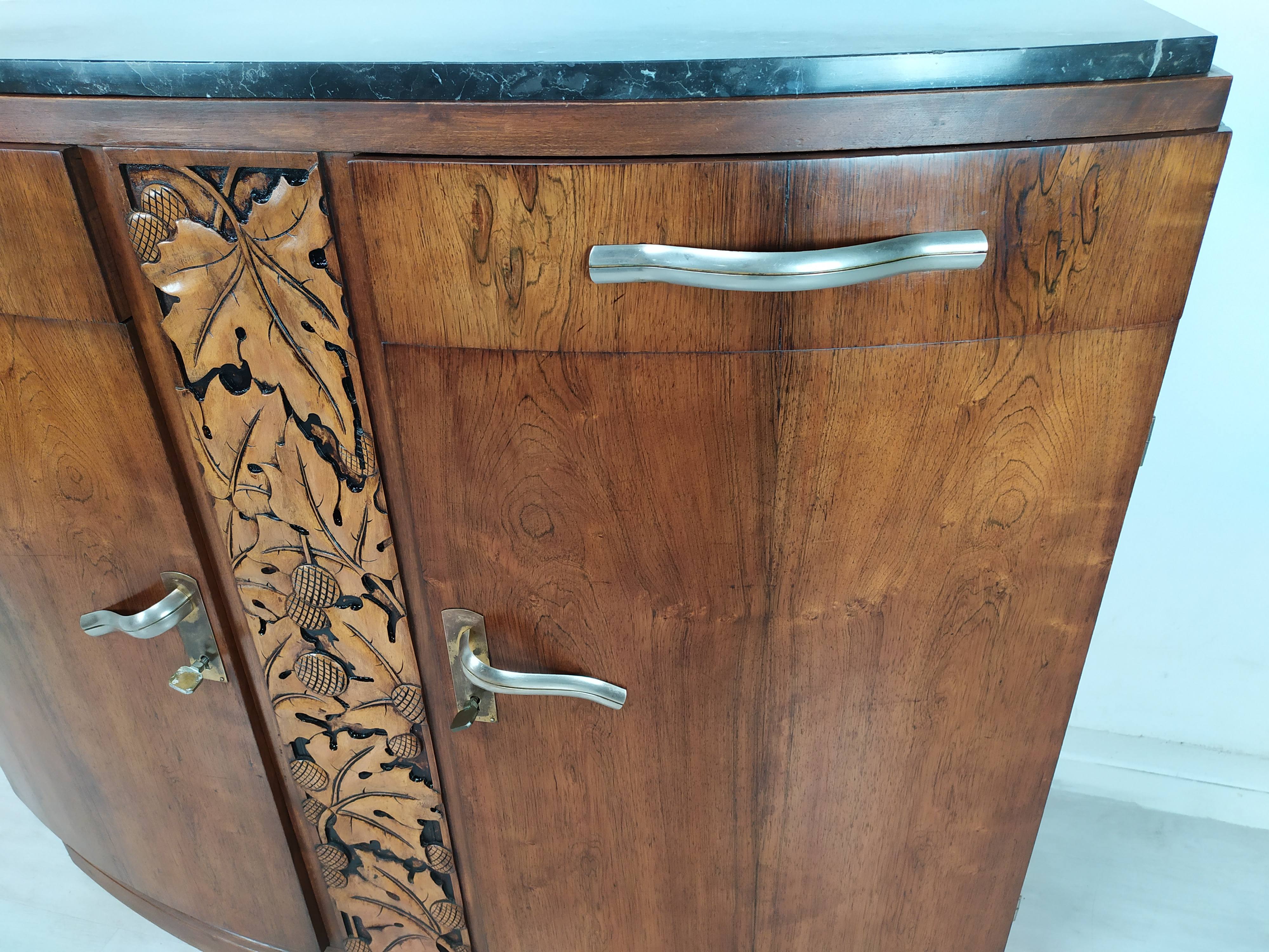 Art deco rosewood sideboard