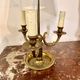 Lampe bouillotte ancienne en laiton – 3 lumières