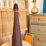 Large vintage scoubidou bottle