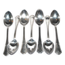 Ercuis set of 7 victoria silver-plated soup table spoons - spatours net