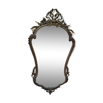 Mirror style Louis XV in bronze