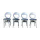 4 chaises Baumann Mouette bistrot vintage