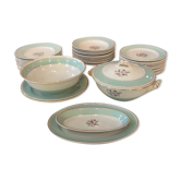 Former 42-piece crockery service Lunéville/Anthéor model