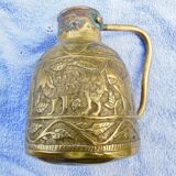 Copper pourer persian qajar calligraphy -islamic art