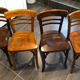 Suite de 4 chaises de bistrot Baumann vintage