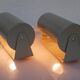 Vintage Scandinavian wall sconces, 1990s, set of 2.