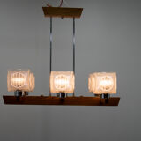 Mid-century chandelier by instala decin, 1970s