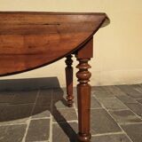 Old Louis Philippe-style table with clamshells