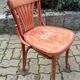 Set of 5 brasserie, bistro chairs, in their original condition, vintage, 1960s