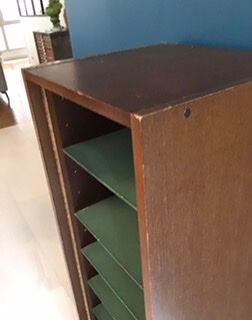 Vintage curtain cabinet