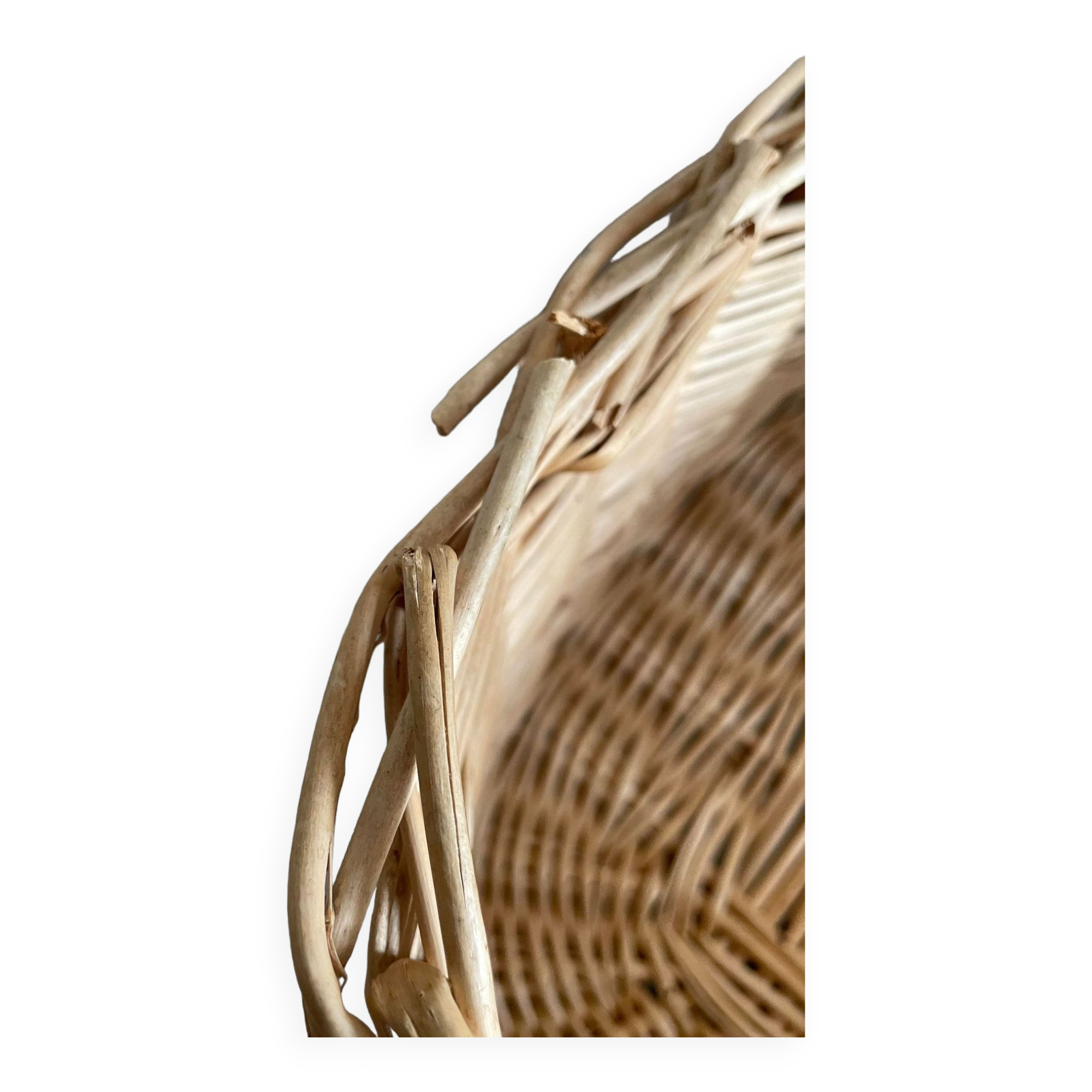 Panier beige osier