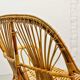 Elegant Rohé Style Vintage Design Rattan Bamboo Two-Seat Patio Sofa, 1950s.