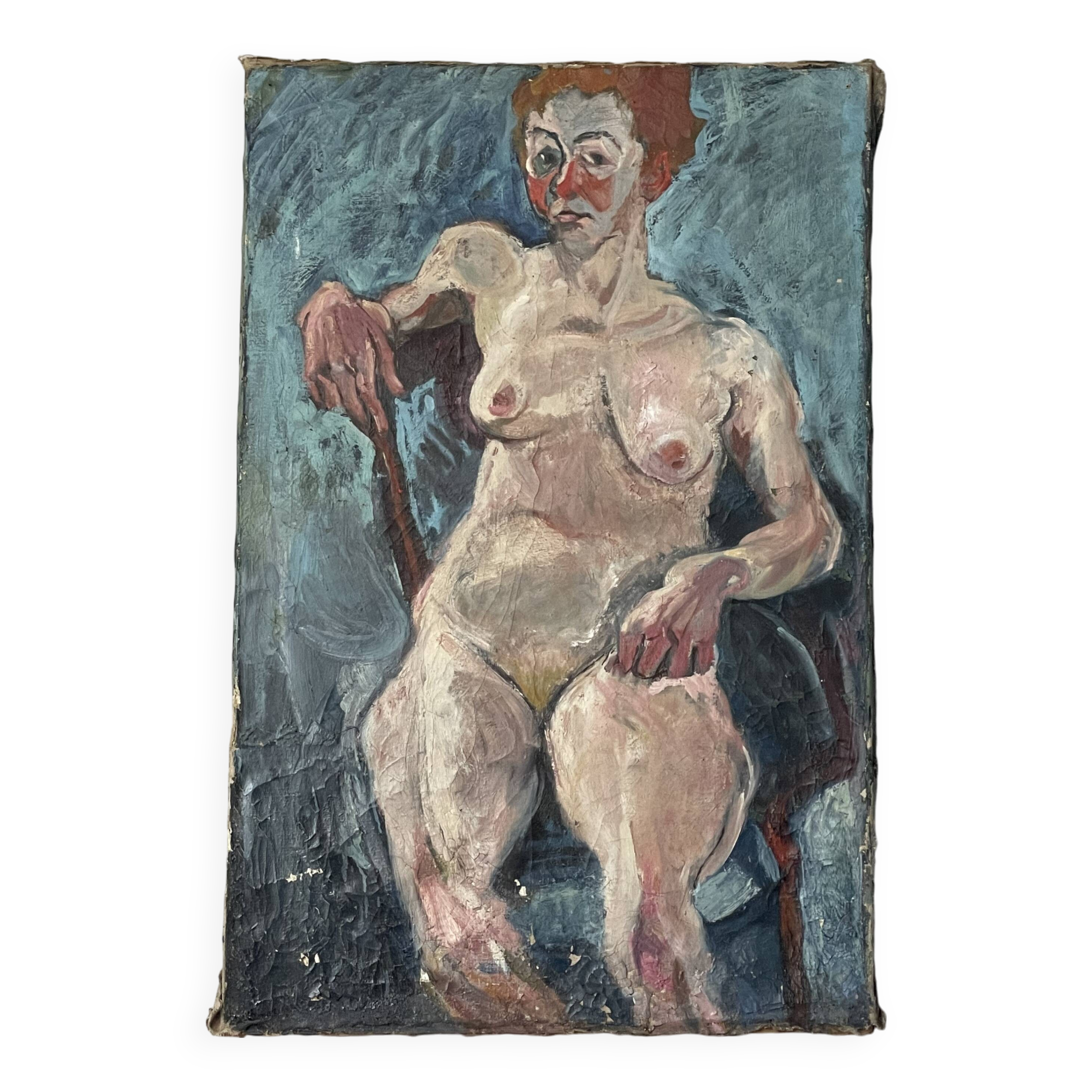 Oil on Canvas, French Woman