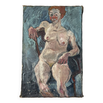 Oil on Canvas, French Woman
