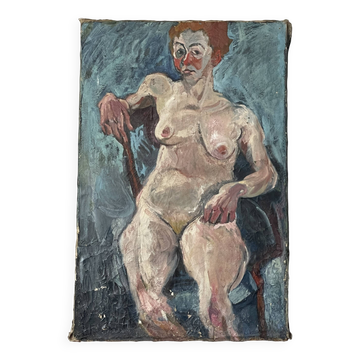 Oil on Canvas, French Woman
