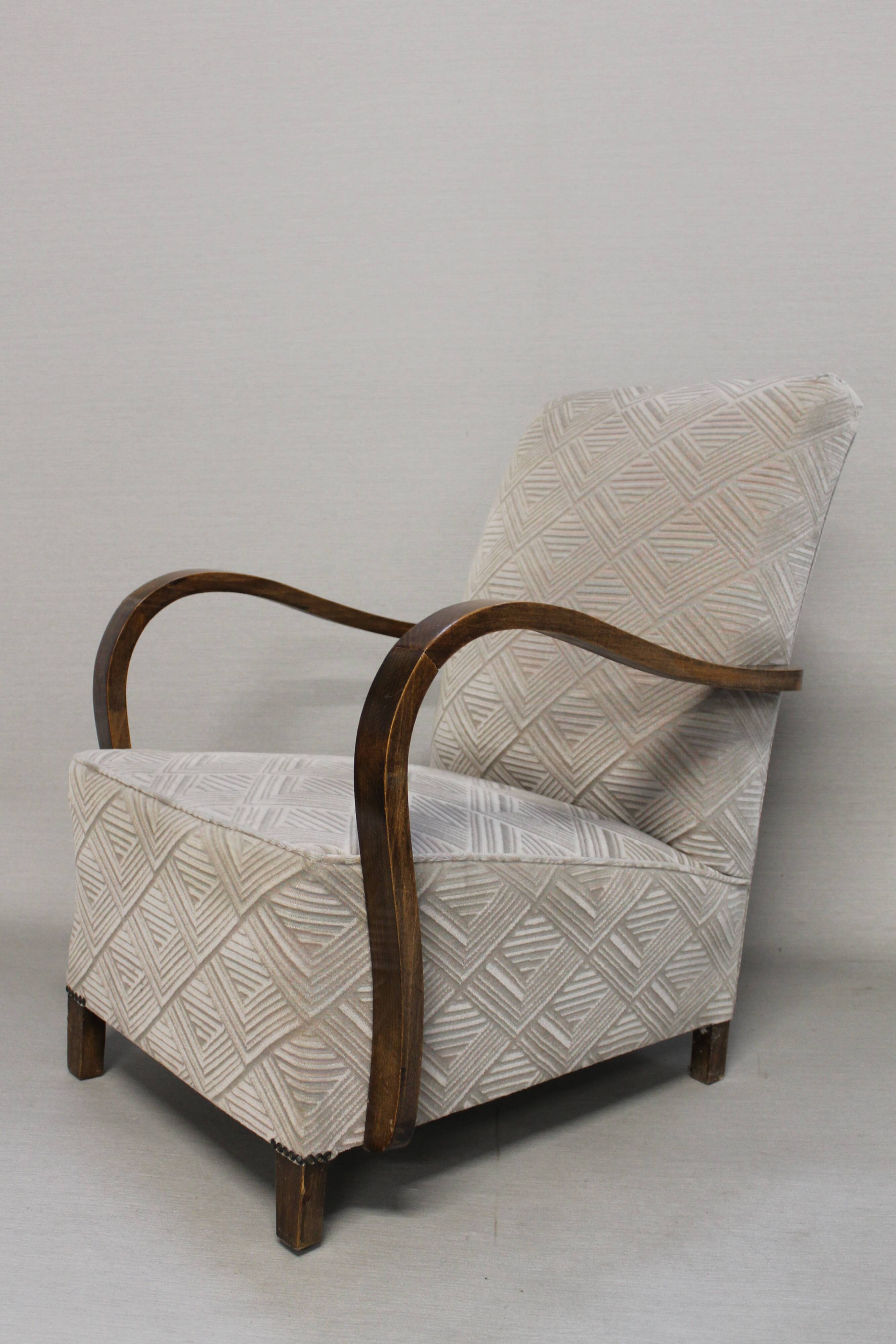Paire de fauteuils Art deco