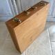 Valise en bois vintage 48X44