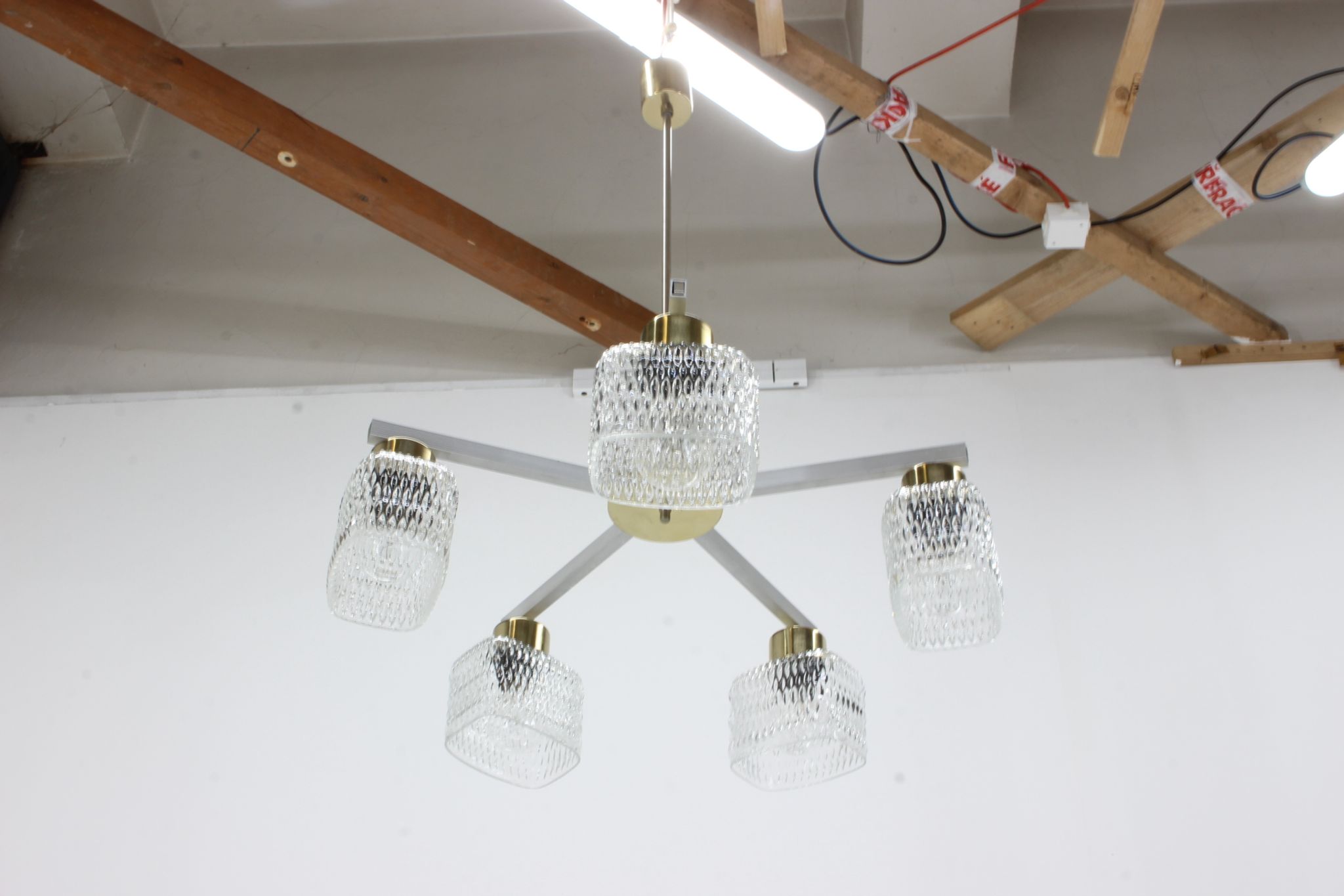 Chandelier by Kamenicky Senov,1970