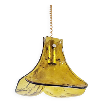 Mid Century Murano Glass Floral Ceiling Light by Carlo Nason for Kalmar Franken (Austria, 1970s)
