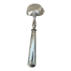 Sauce or cream spoon, silver belle epoque
