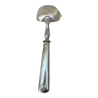 Sauce or cream spoon, silver belle epoque