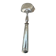 Sauce or cream spoon, silver belle epoque