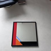 Decorative Art Mirror by Italian artist Eugenio Carmi , Memphis Style , Fun !