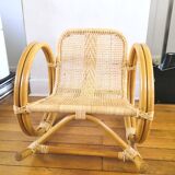 Rocking chair child design 70s