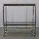 Mid-century smoked glass serving cart, Italy, 1970s