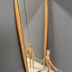 Miroir en bois, années 1960