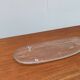 Large Vintage Glass Plate in the Shape of a Swedish Fish by Pukeberg Glass