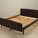 Rosewood bed, Danish design, 1970s, manufactured by Omann Jun