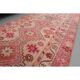 1970s Turkish Hand-Knotted Wool Cotton Pink Runner Rug 80x310