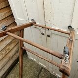 Valet en bois patiné
